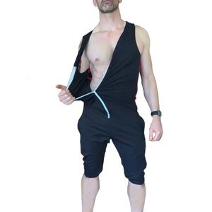 Men's ONESIE (1Z) Black (with RED Stripe)